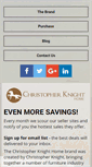 Mobile Screenshot of christopherknighthome.com